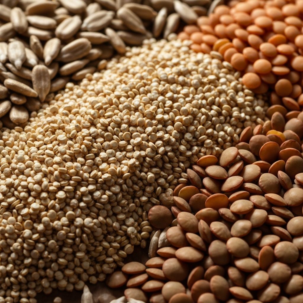 Körner und Leguminosen